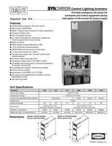 Central Lighting Inverters