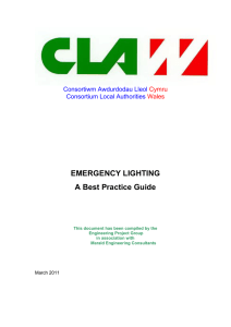 EMERGENCY LIGHTING A Best Practice Guide