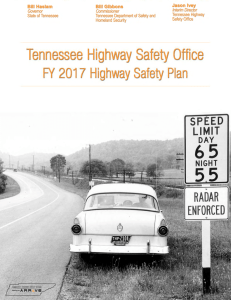 Highway Safety Plan - Tennessee Traffic Safety Resource Service