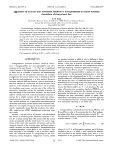 Application of transient-time correlation functions to nonequilibrium
