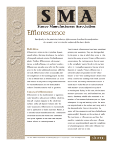 SMA show flyers - Stucco Manufacturers Association
