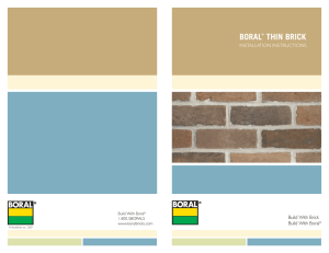 Thin Brick Installation Guide