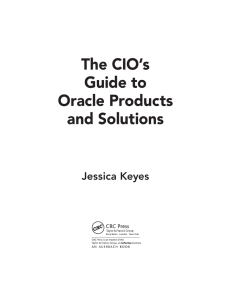 CIO`s Guide to Oracle Cloud Computing