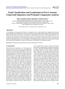 Fault Classification and Localization in Power Systems Using Fault