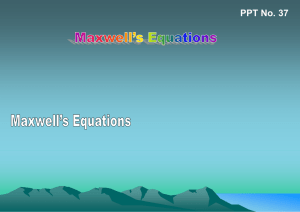 Comments on Maxwell`s Equations