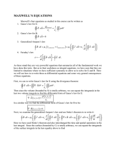 MAXWELL`S EQUATIONS
