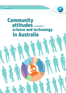 Community attitudes towards science and technology in Australia