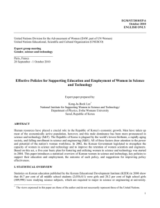Effective Policies for Supporting Education and Employment of