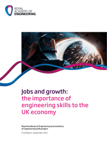 Jobs and growth - Royal Academy of Engineering