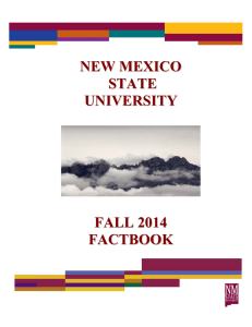 new mexico state university fall 2014 factbook