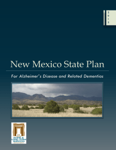 New Mexico State Plan - Alzheimer`s Association