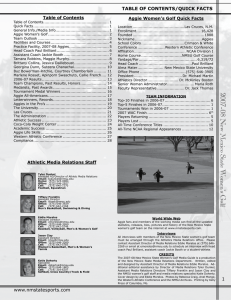 2007-08 New Mexico State Women`s Golf