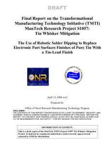 Corfin TMTI Report  - Corfin Industries, LLC Component