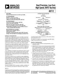 AD712 Data Sheet