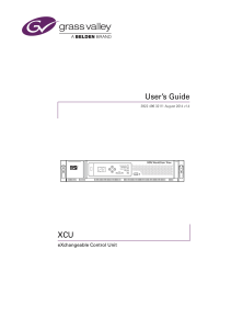 XCU User`s Guide