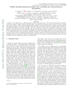 Bubble spreading during the boiling crisis: modelling and