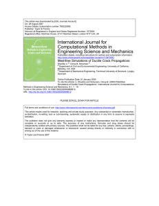 International Journal for Computational Methods in Engineering