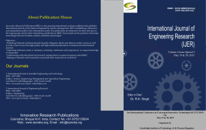 - International Journal of Engineering Research