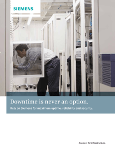 Downtime Is Never An Option