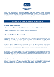 Intertek 2016 AGM Trading Update