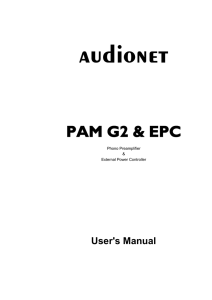 User`s manual EPC