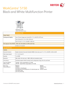WorkCentre® 5150 Black-and-White Multifunction Printer