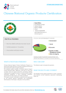 Chinese National Organic Products Certification