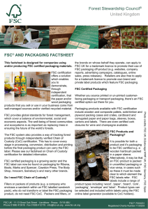 Packaging Factsheet