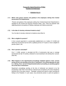 Central Civil Services (Pension)