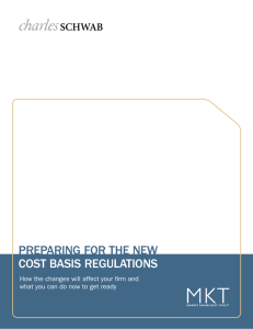 preparing for the new cost basis regulations