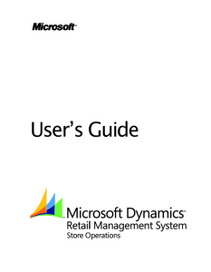 Store Operations User`s Guide