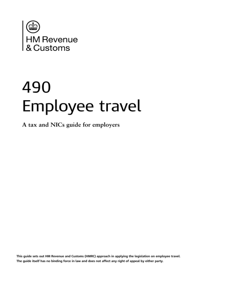 employee travel 490