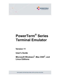 PowerTerm Series Terminal Emulator
