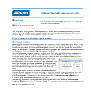 Schematic Editing Essentials