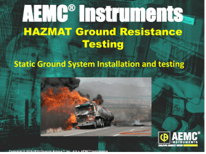 HAZMAT Ground Resistance Testing