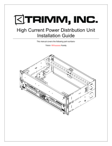 Installation - Trimm, Inc.