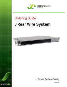 Eltek Valere J1500A1-VC Datasheet