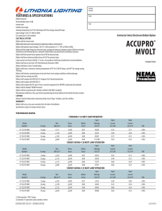 accupro® mvolt - Acuity Brands