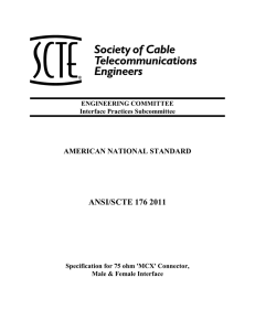 ANSI/SCTE 176 2011