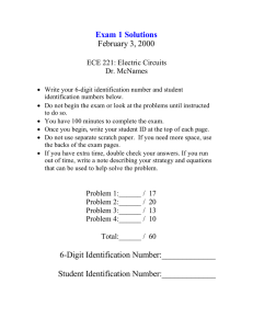 Exam 1 Solutions February 3, 2000 6