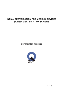 QCI AIMED Certification Process