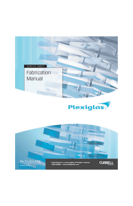 Acrylic Sheet Fabrication Manual—Plexiglas