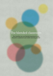 The blended classroom