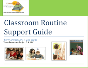Classroom Routine Support Guide