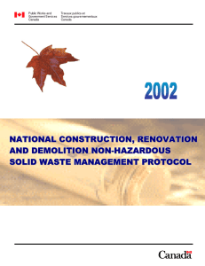 national construction, renovation and demolition non