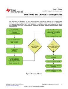 DRV10983 and DRV10975 Tuning Guide (Rev. C)