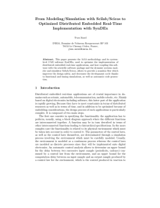 From Modeling/Simulation with Scilab/Scicos to Optimized