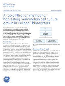 A rapid filtration method for harvesting mammalian cell culture