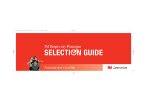 3M Respiratory Product Selection Guide