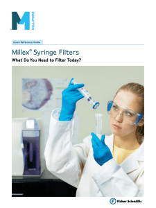 Millex® Syringe Filters